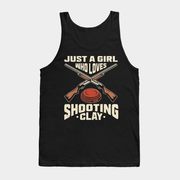 Shotgun Skeet Trap Shooting Clay Pigeon Shooting Tank Top by IngeniousMerch